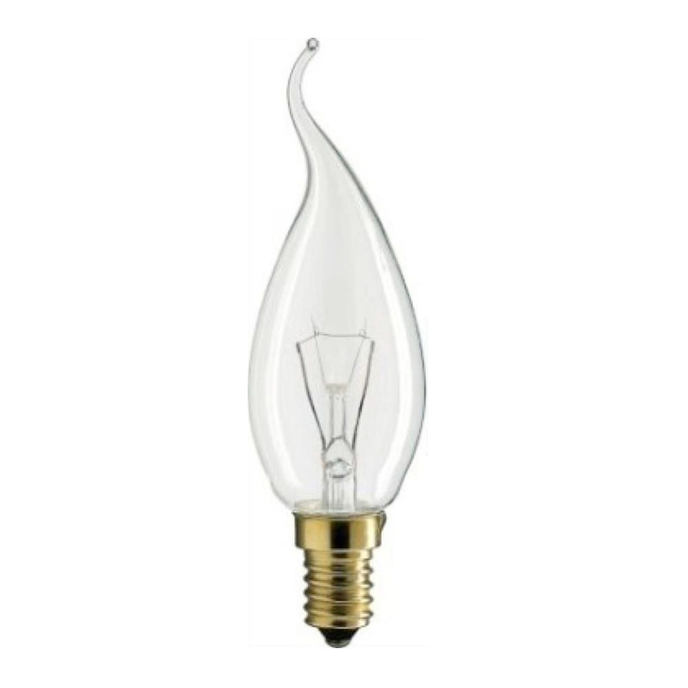 Philips Incandescent Bent-Tip Candle 25W E14 230V BXS35 Philips Incandescent Bent-Tip Candle 25W E14 230V BXS35